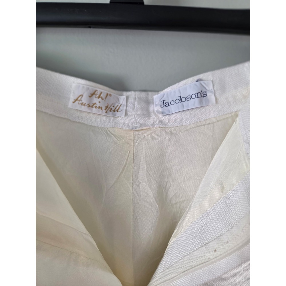 Austin Hill Jacobson's Women's Cream Trouser Pants Career - Picture 2 of 3
